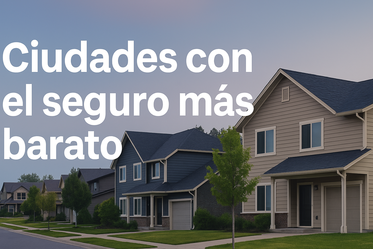 Ciudades con el seguro mas barato